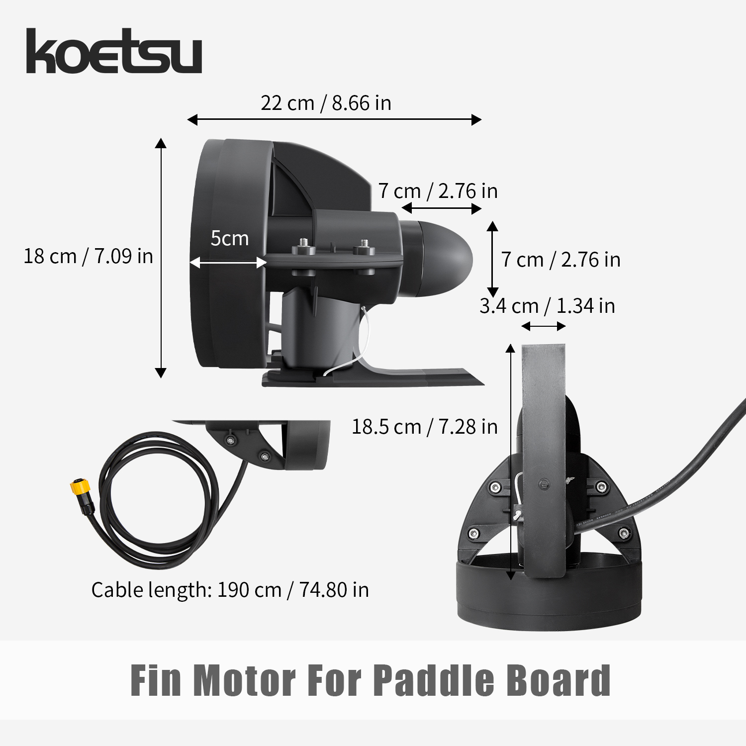 Prancha de Stand Up Paddle KOE - Fishing Boat Trolling Motor avaliação e preço