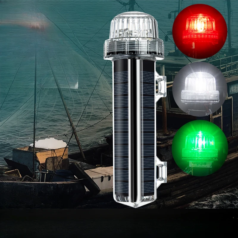 Nova luz de sinal solar oceano - Fishing Boat Navigation Light avaliação e preço